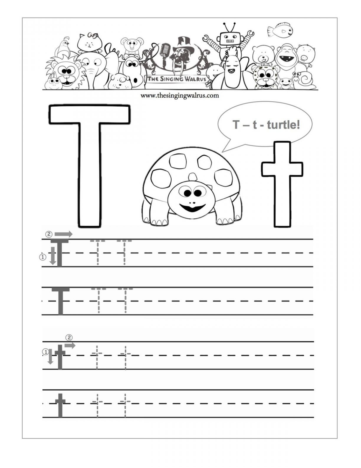 letter t worksheet printable letter t worksheet printable
