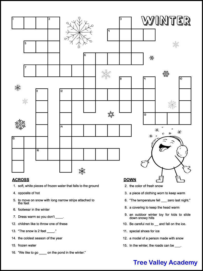 crossword puzzles for 5th graders crossword puzzles for 5th graders