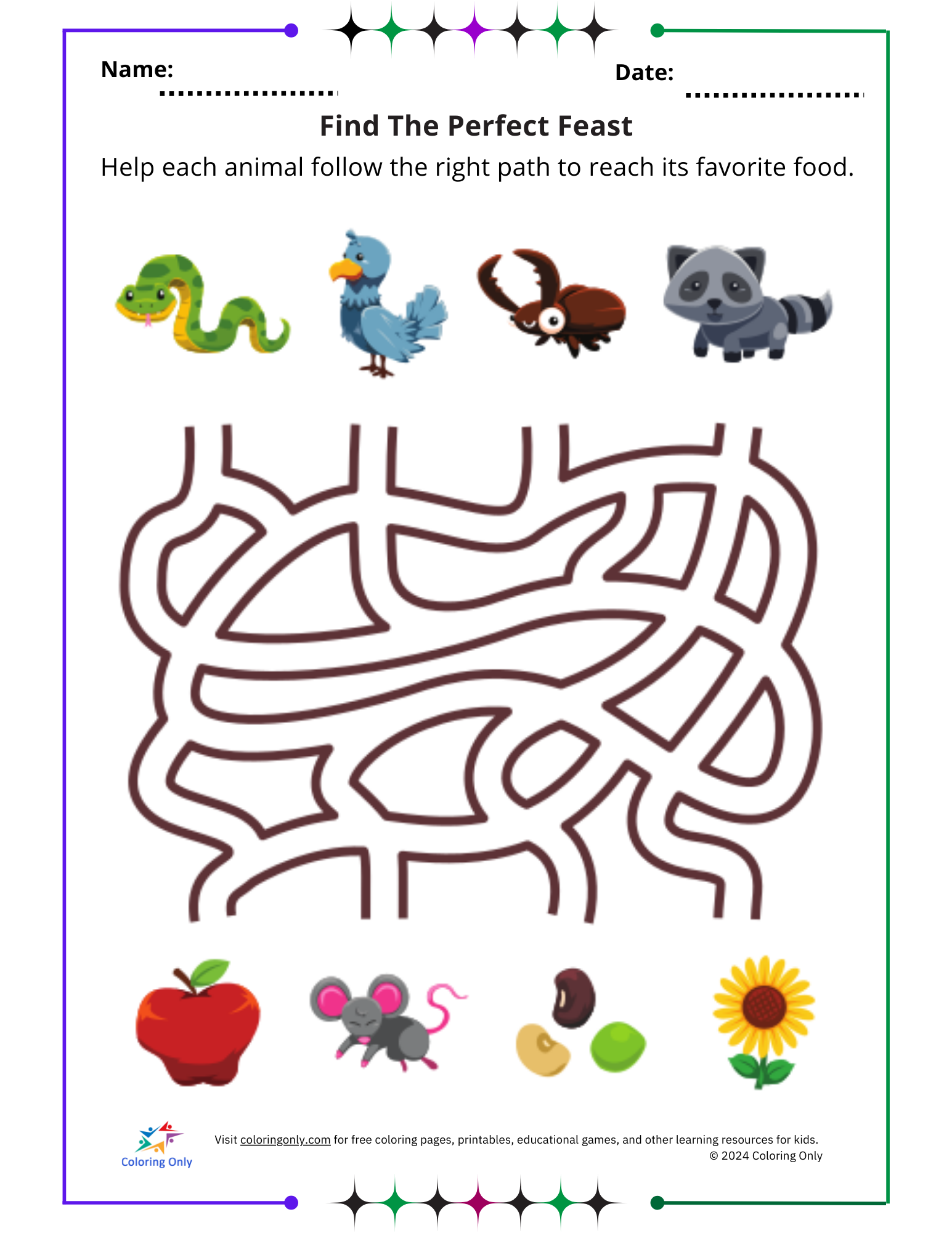 Printable Worksheets With Pictures