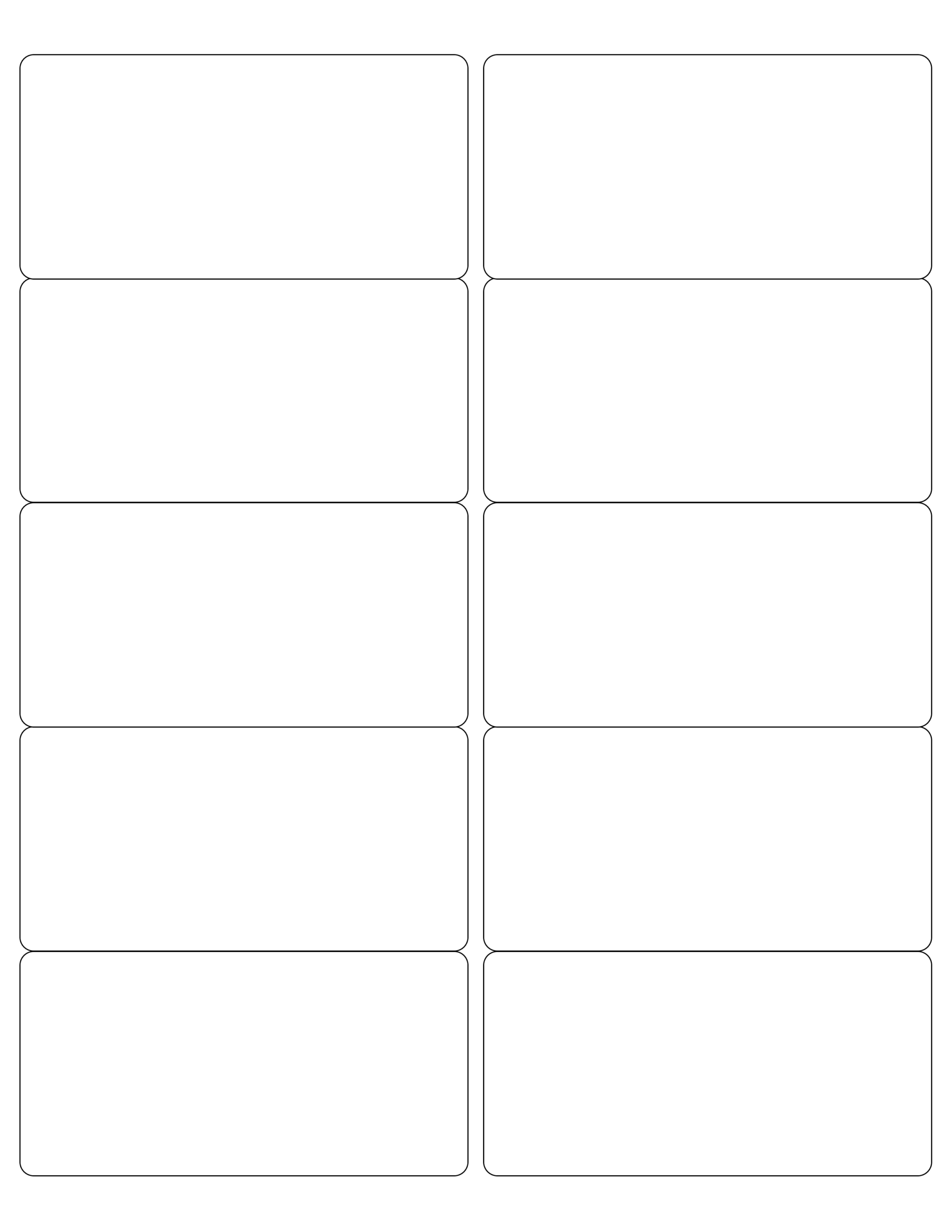 Printing Templates Double Dragon