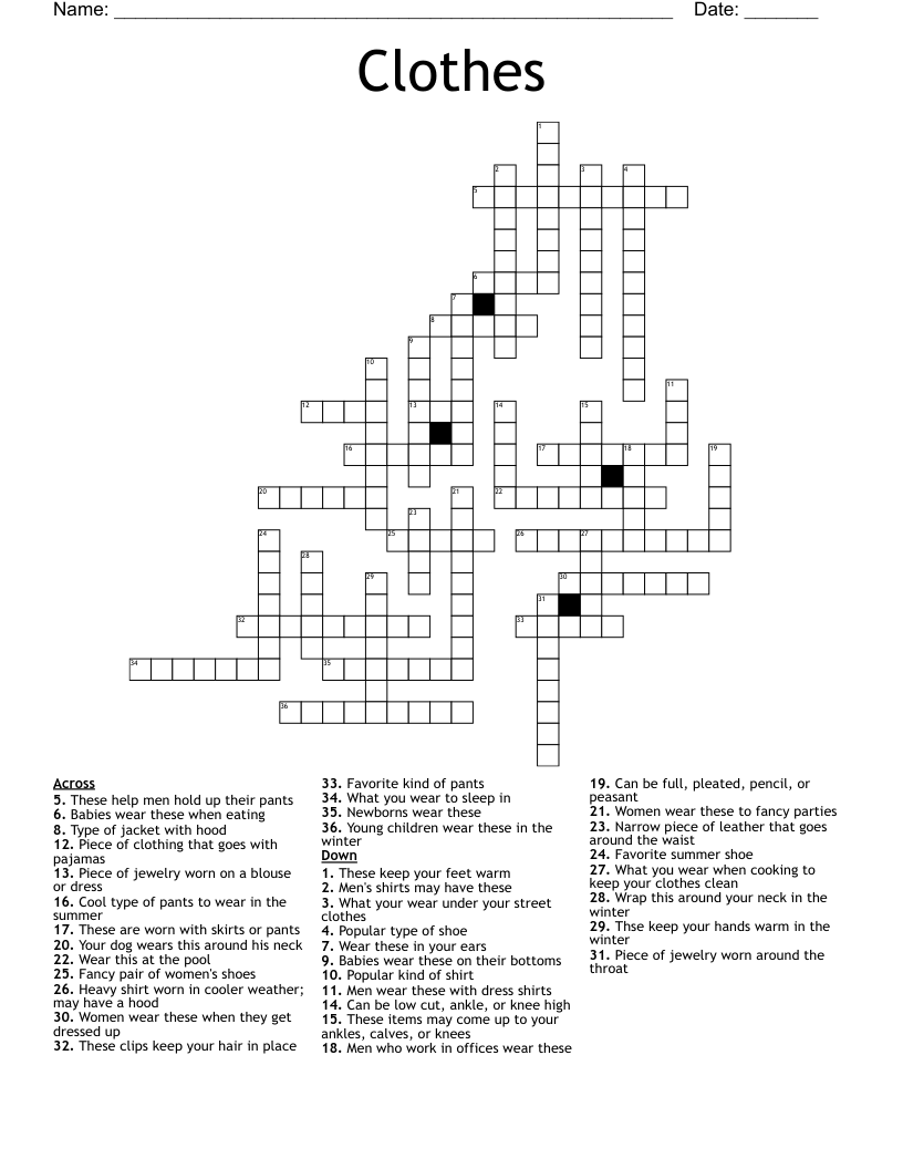 Puzzle Clues Dresses Letters Crossword Clue Crossword Clue Dresses Letters Letters Tigger s Creator Crossword