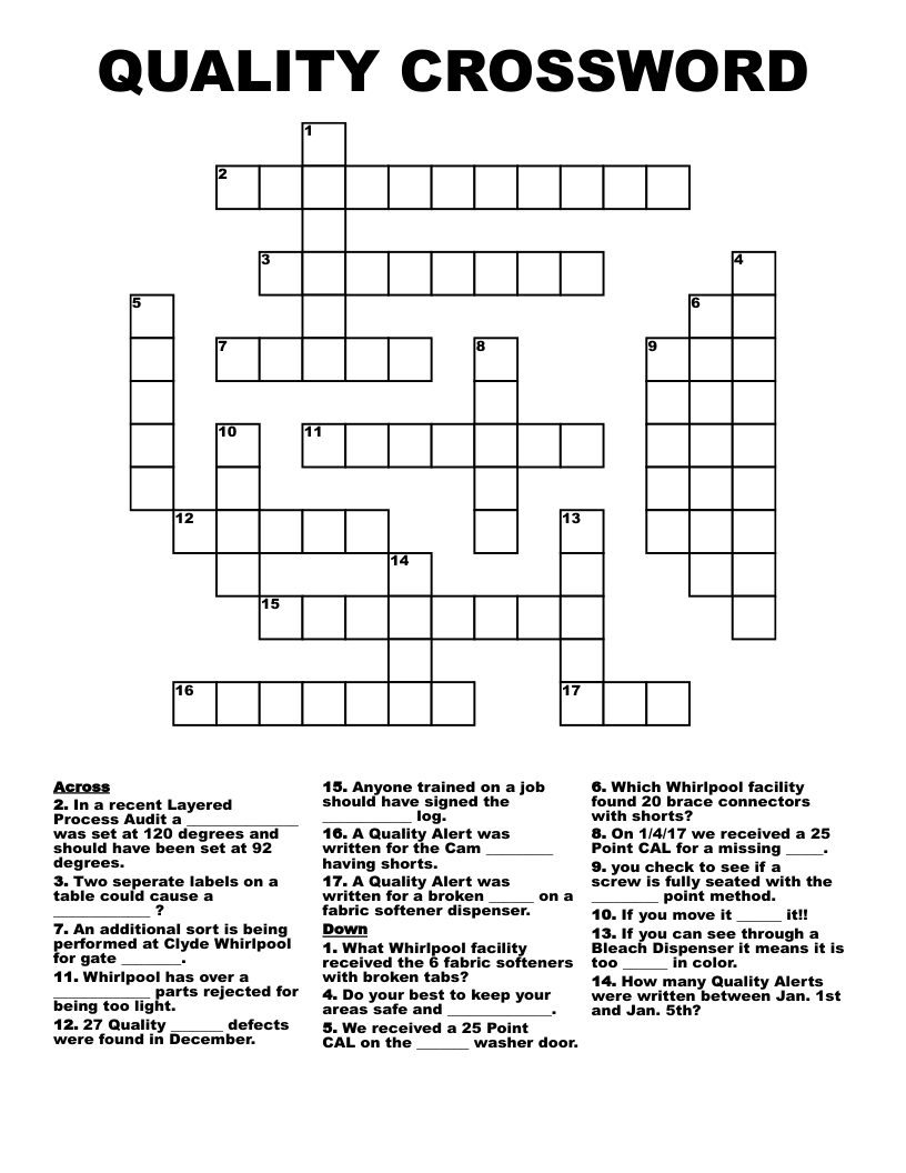 QUALITY CROSSWORD WordMint QUALITY CROSSWORD WordMint