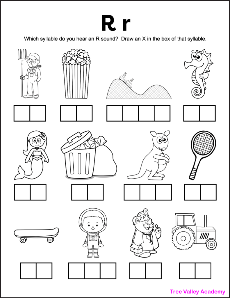 R Worksheets For Kindergarten Letter R Phonics Activities And R Worksheets For Kindergarten Letter R Phonics Activities And