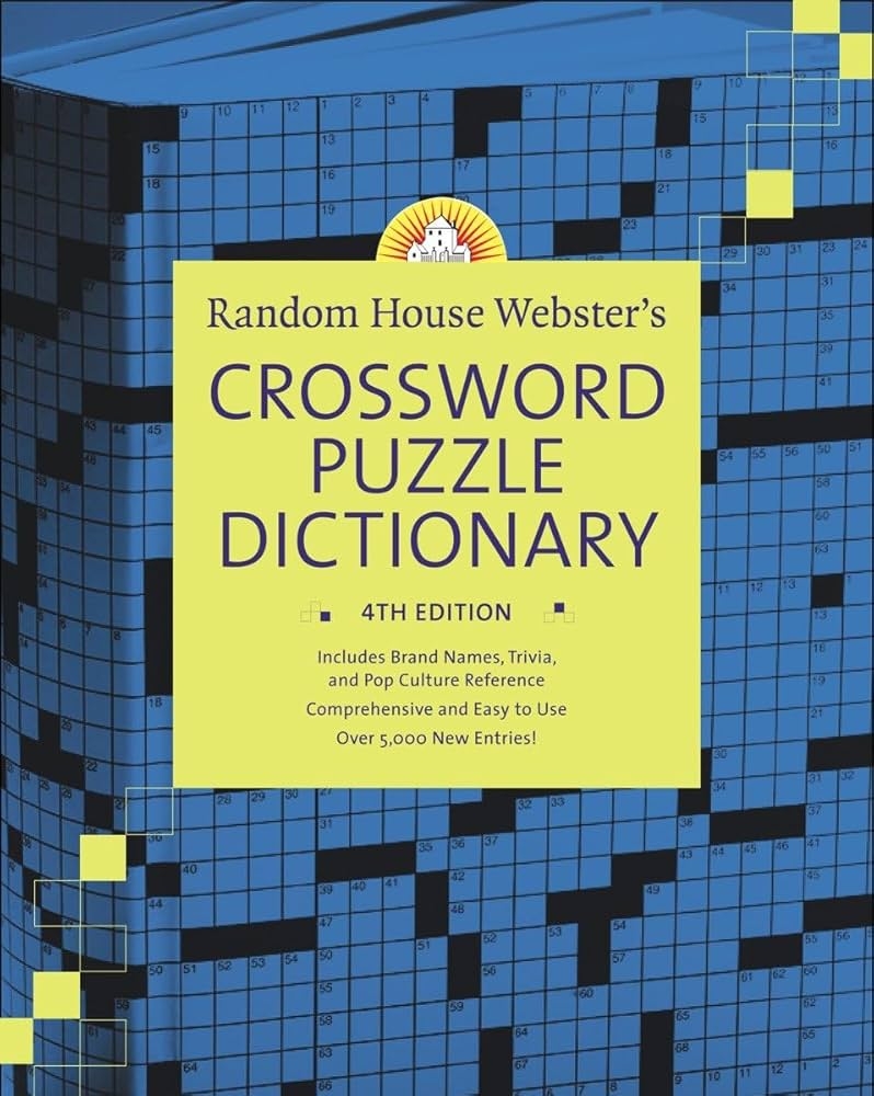 Random House Webster s Crossword Puzzle Dictionary 4th Edition Elliott Stephen 9780375721311 Amazon Books