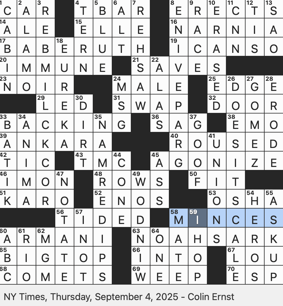 gets up nyt crossword clue