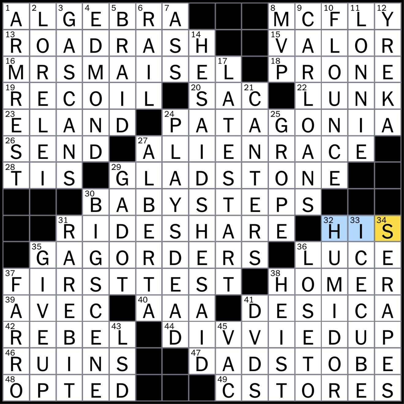 Rex Parker Does The NYT Crossword Puzzle Field Of Unknowns SAT 10 4 25 Vulcans For One Vittorio Who Directed Bicycle Thieves Home Of Banff National Park Result Of
