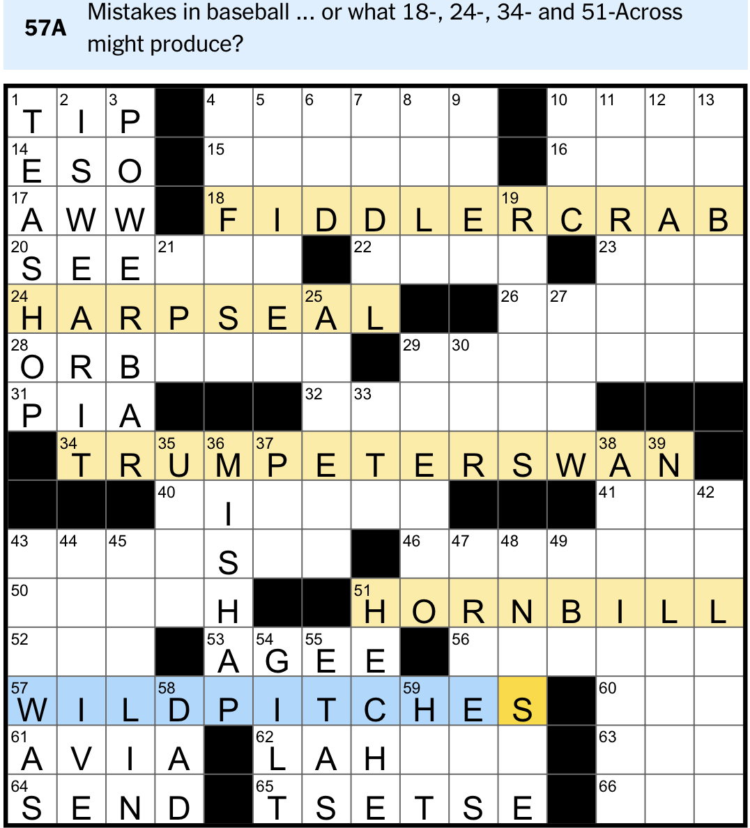 Rex Parker Does The NYT Crossword Puzzle Game Island Represented By Hexagonal Tiles THU 2 29 24 Boldly Stylish In Slang Mideast Spice Blend Asymmetrical Crustacean Creature Whose Scientific
