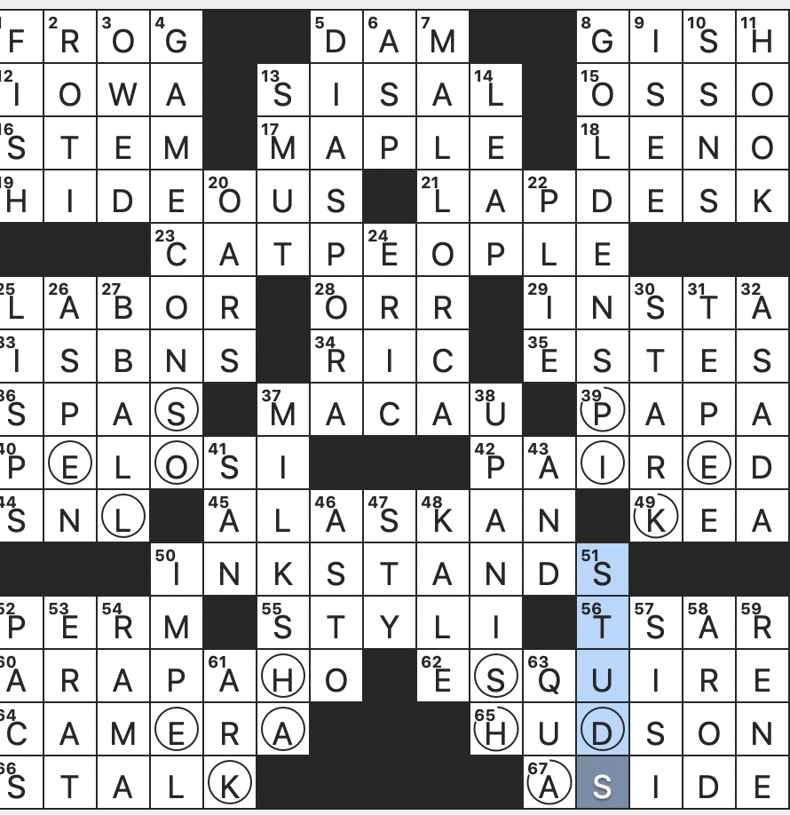 Rex Parker Does The NYT Crossword Puzzle Situ s Love In Hindu Lore THU 6 17 21 Vedic Religious Text Accouchement Frontal Or Lateral Speaking Features Mary Whose Short Story