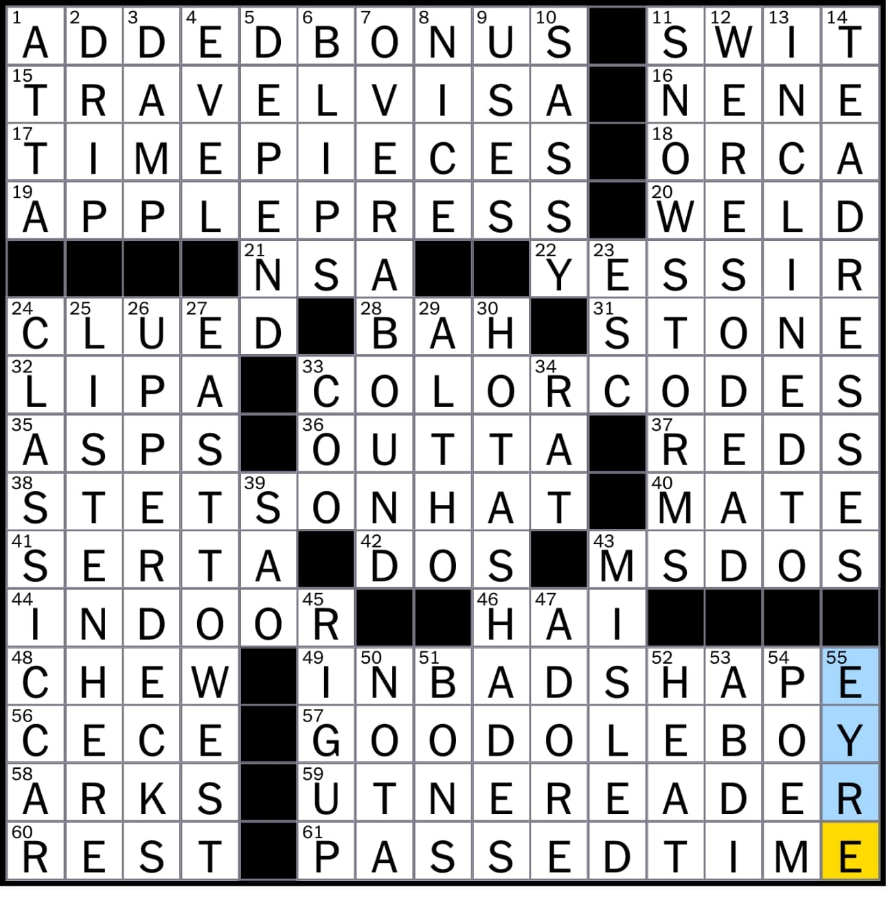 so weird crossword clue