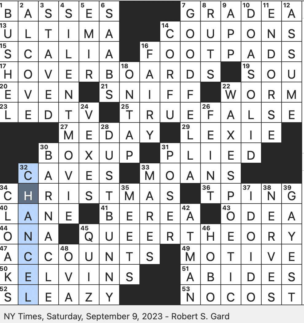 Rex Parker Does The NYT Crossword Puzzle Universal Self Of Hinduism SAT 9 9 23 Thieves Who Target Pedestrians In Historic Parlance Political Subject Of The 2018 Memoir Nino And Me 
