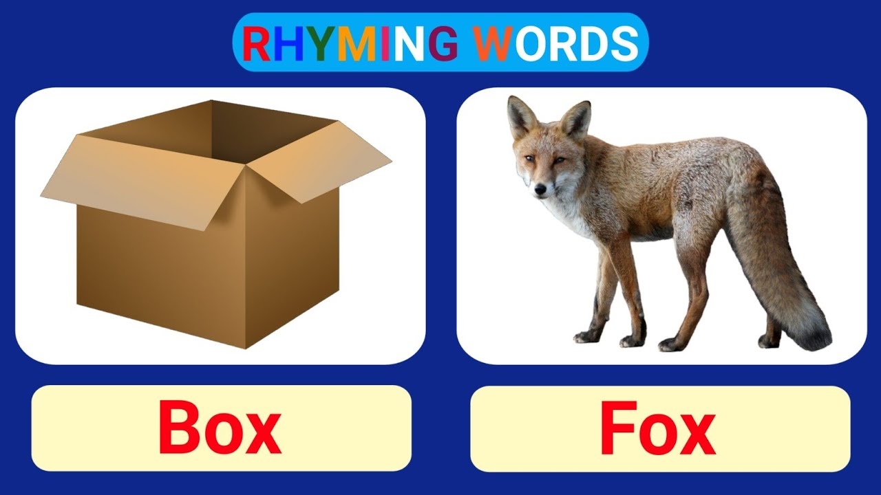 words that rhyme with fox