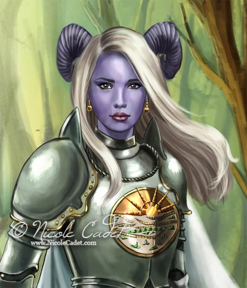 Ria Tiefling Palading From Dungeons And Dragons Nicole Cadet