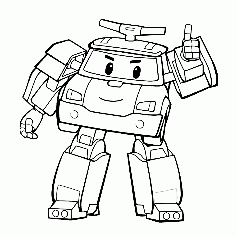Robocar Poli Coloring Pages Books 100 FREE And Printable Robocar Poli Coloring Pages Books 100 FREE And Printable