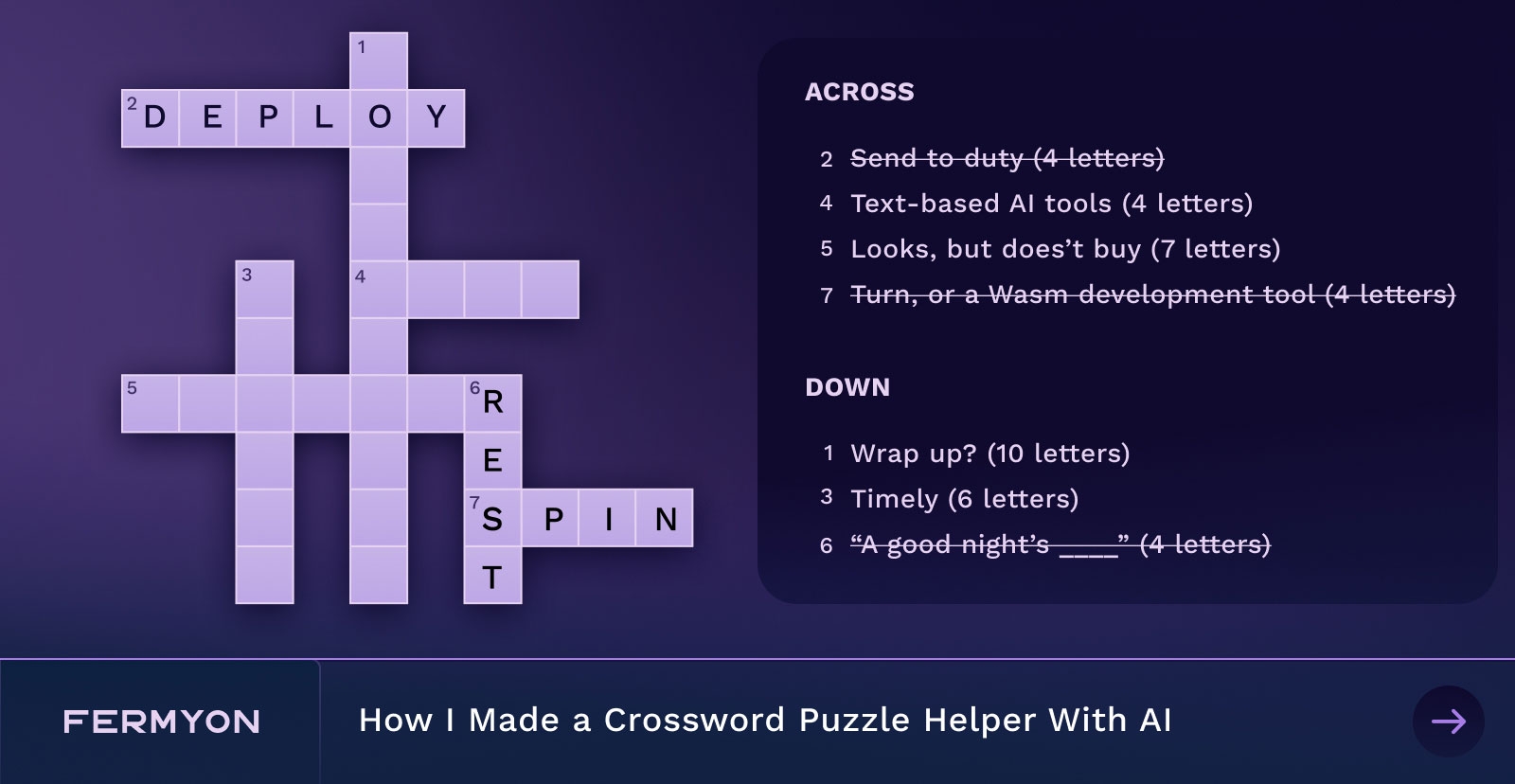 online instruction site crossword clue