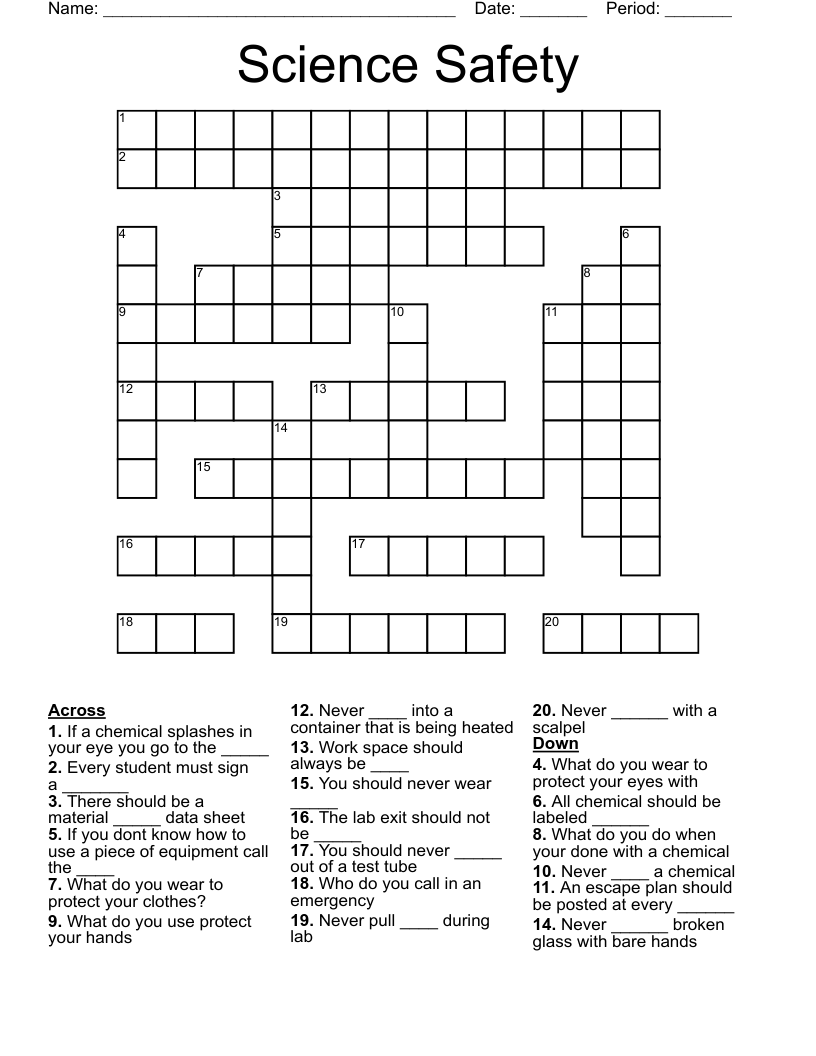 labeled crossword clue