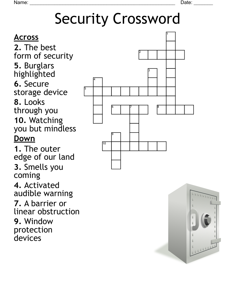 Security Crossword WordMint