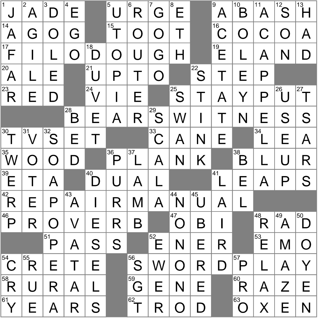 Senior Member Crossword Clue Archives LAXCrossword Senior Member Crossword Clue Archives LAXCrossword