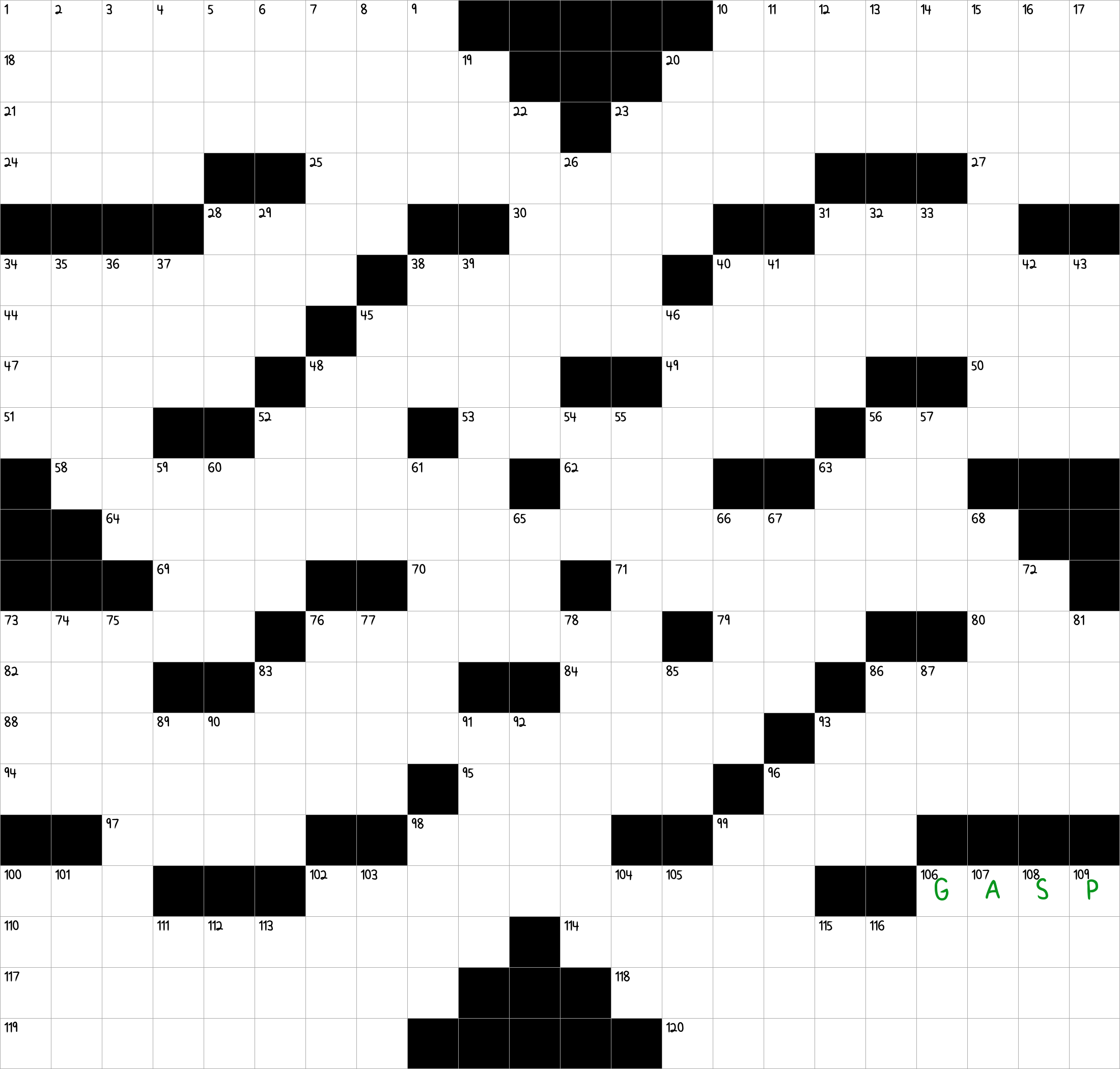 shock crossword puzzle clue