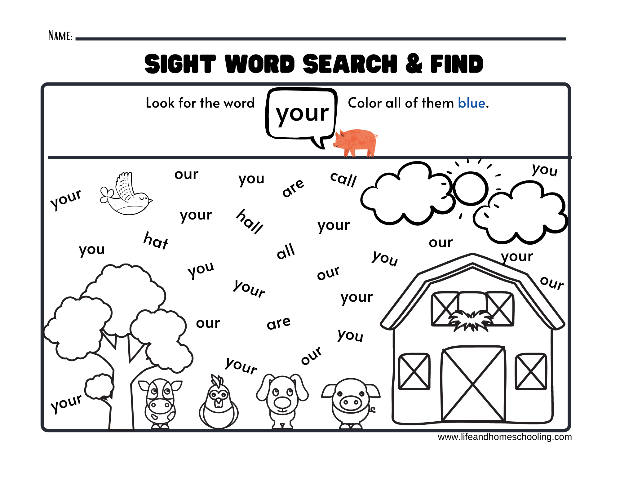 Sight Words Printable Activity Worksheets Made By Teachers