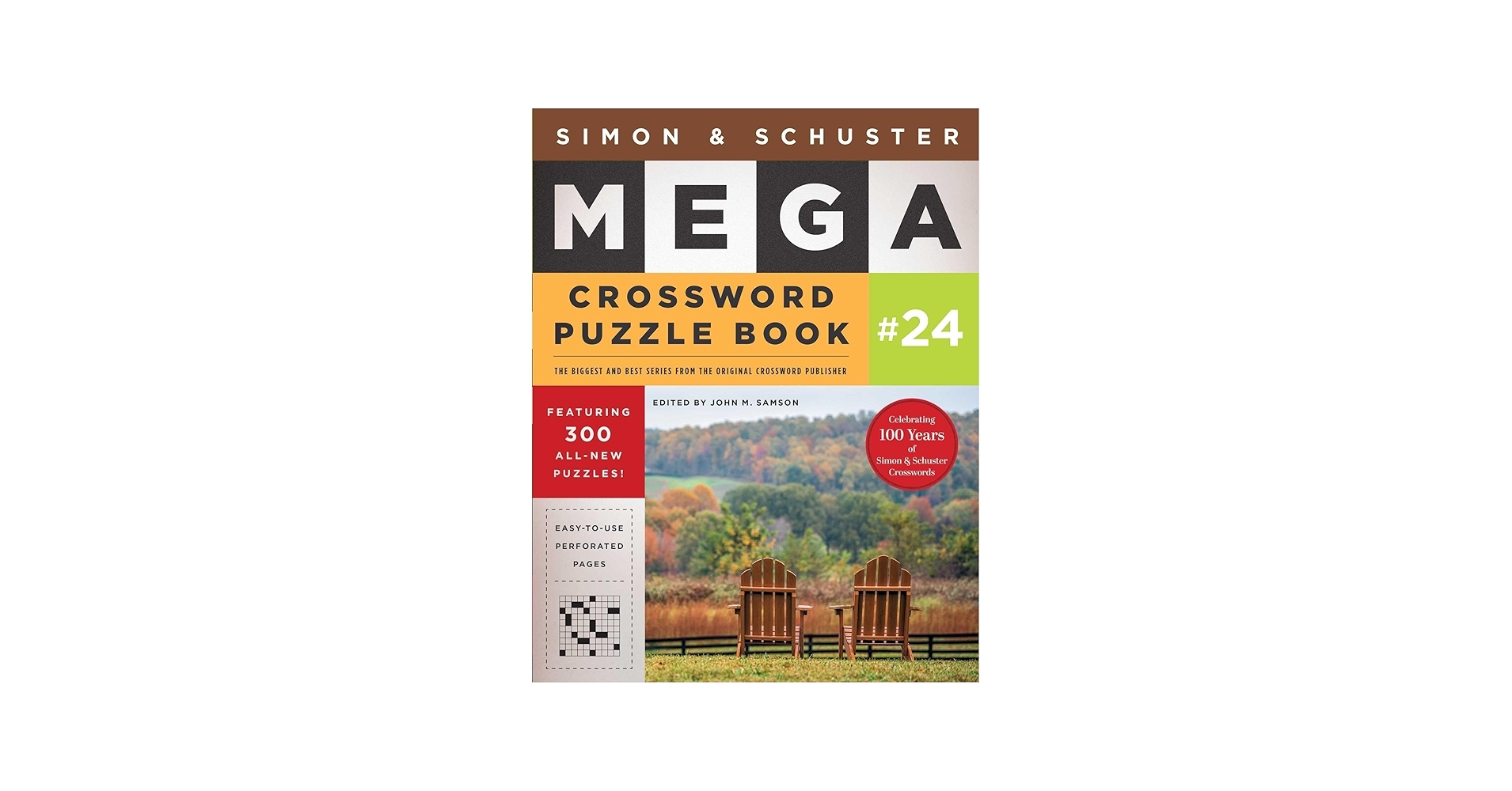Simon Schuster Mega Crossword Puzzle Book 24 Samson John M 9781982194895 Amazon Books