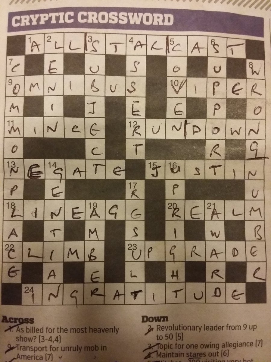 So We Finished The Metro Cryptic Crossword NightShift NightShelter HolyTrinitySW19 So We Finished The Metro Cryptic Crossword NightShift NightShelter HolyTrinitySW19