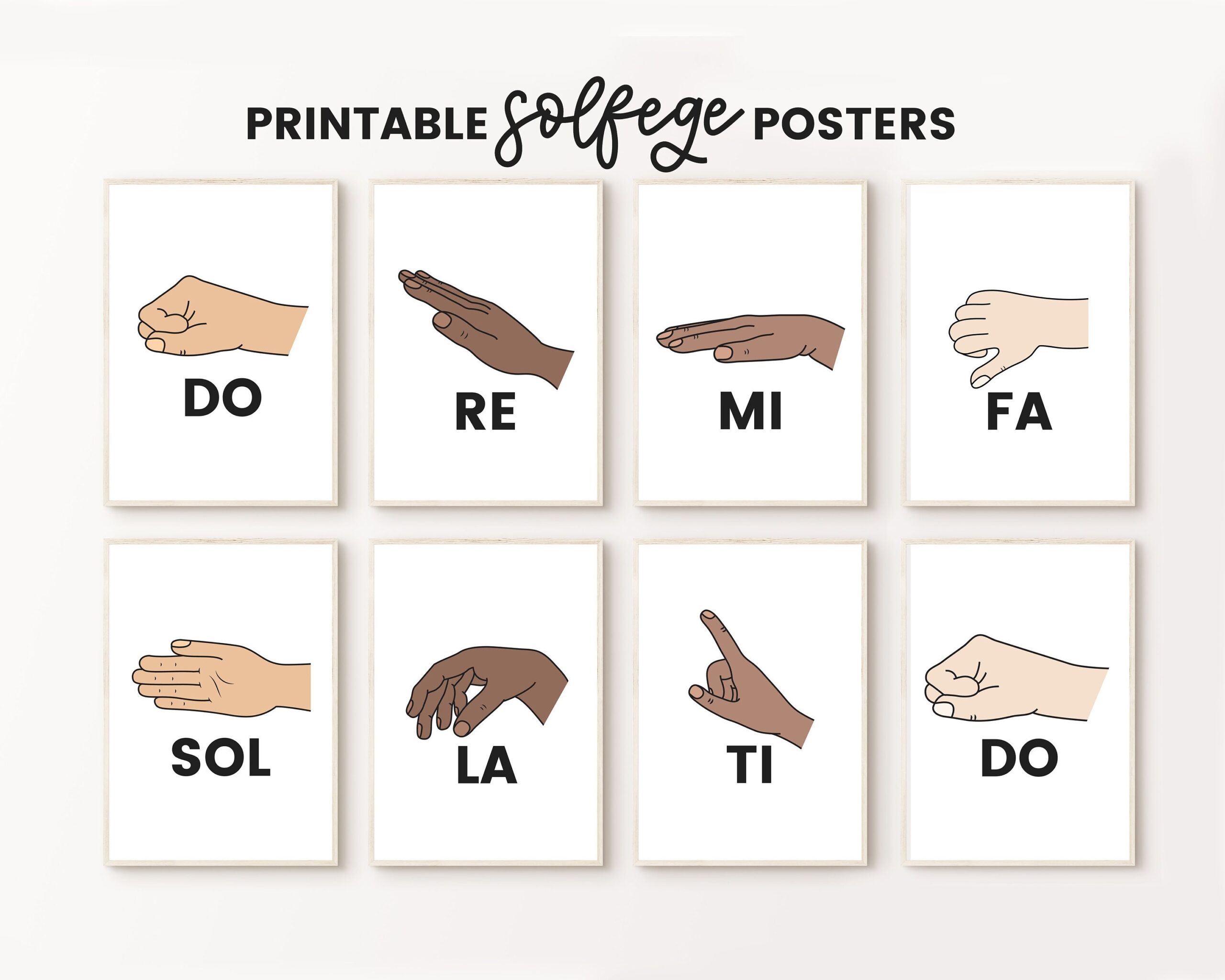 hand signals for solfege