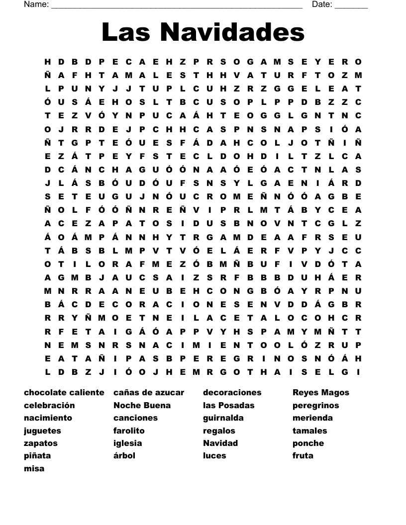 spanish word search puzzles printable spanish word search puzzles printable