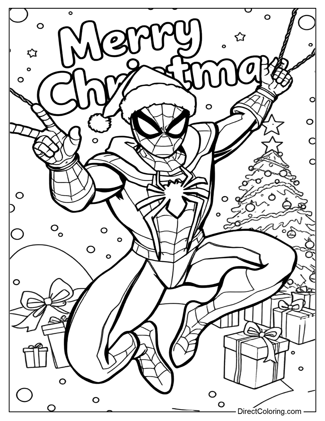 Spiderman Coloring Pages Free PDF To Download And Print
