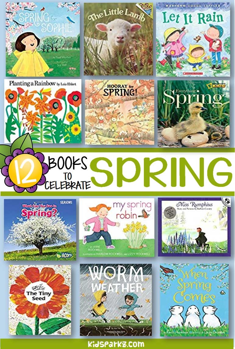Spring Books For Preschool Pre K And Kindergarten KIDSPARKZ