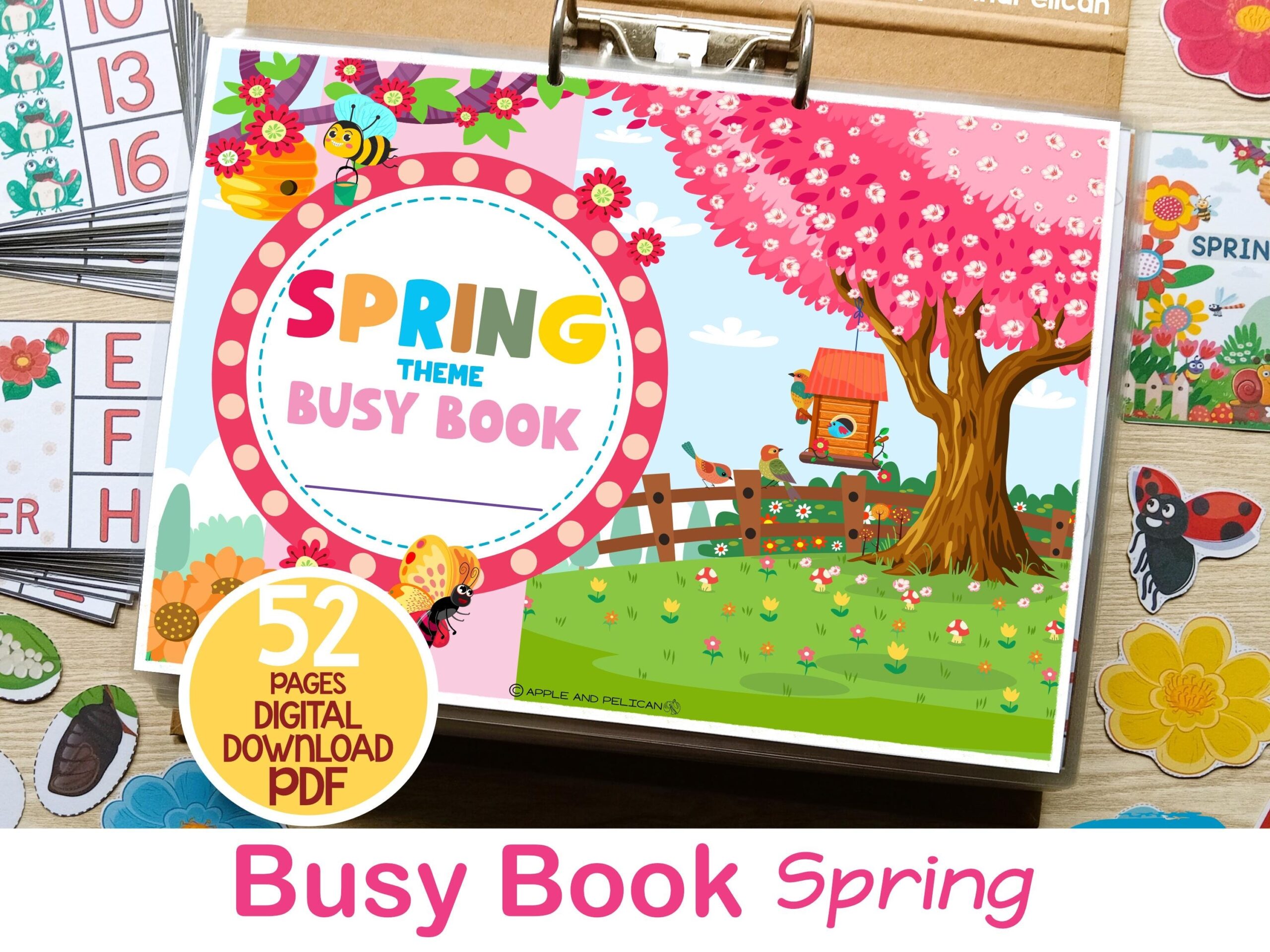 spring booklet for kindergarten