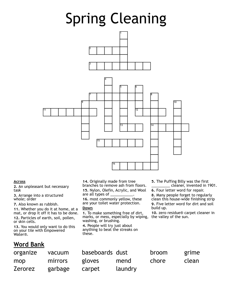 necessary crossword clue