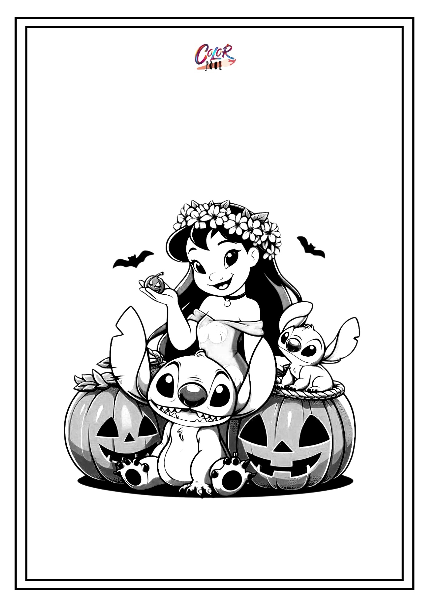 Stitch Coloring Pages 60 Free Printables Cute Funny 