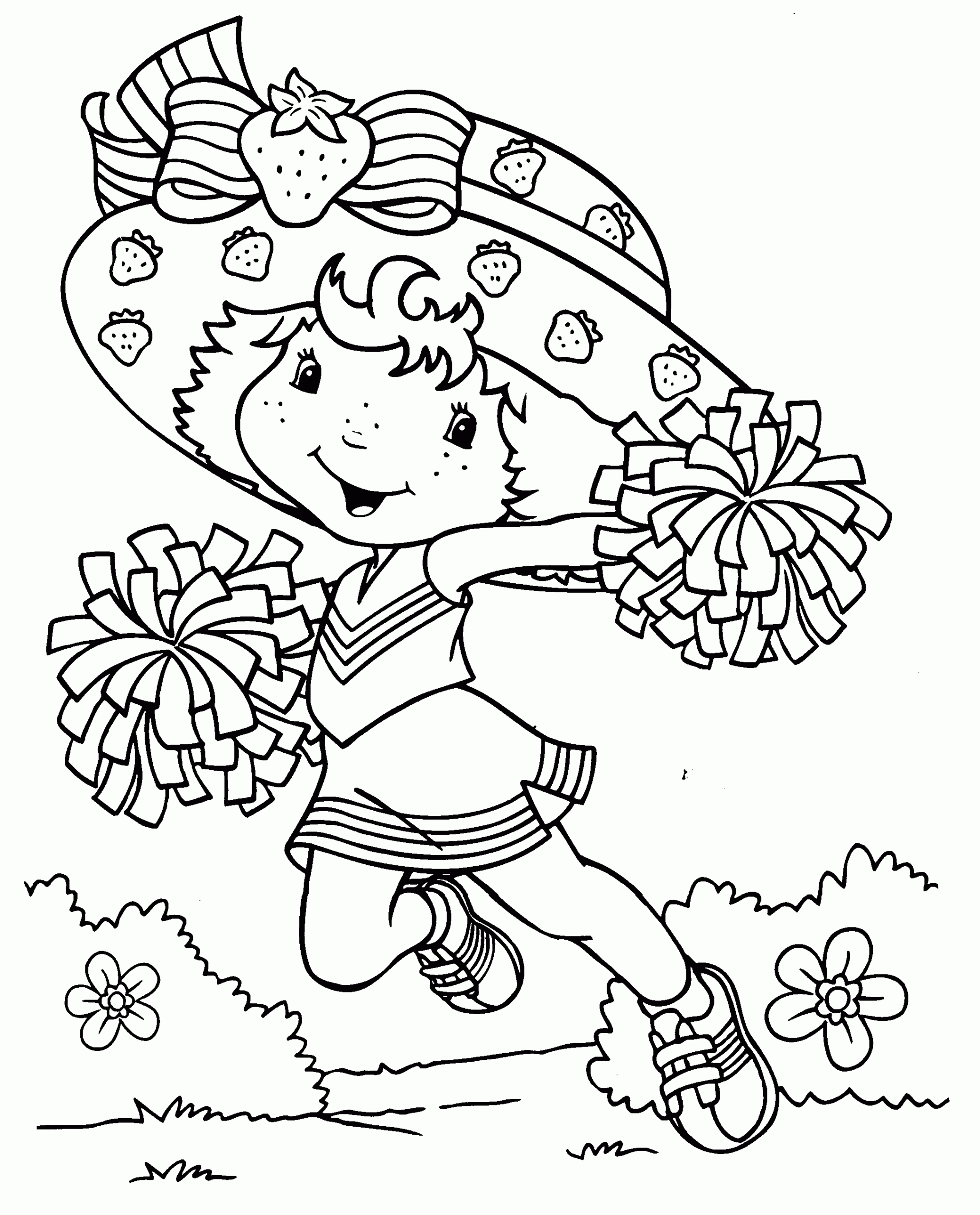strawberry shortcake coloring sheets strawberry shortcake coloring sheets