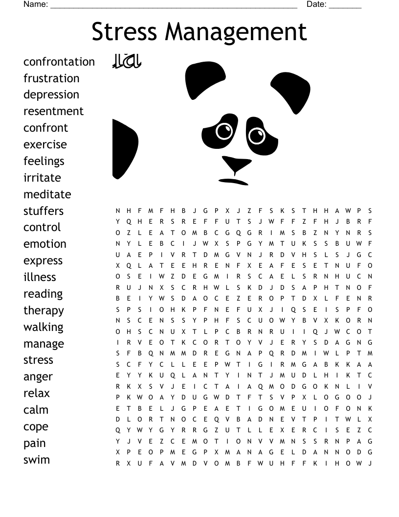 Stress Relief Crossword WordMint Stress Relief Crossword WordMint