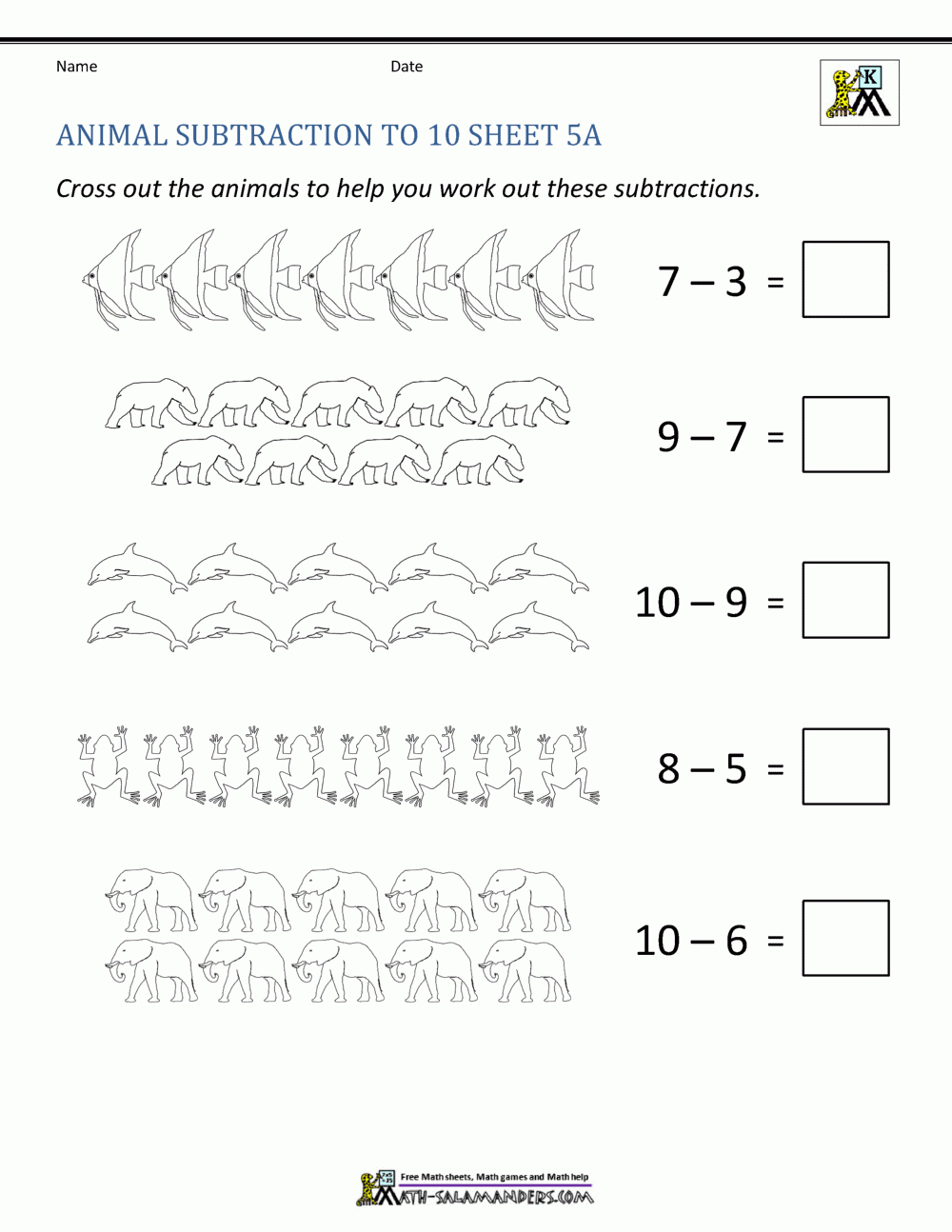 subtraction for kindergarten worksheets subtraction for kindergarten worksheets