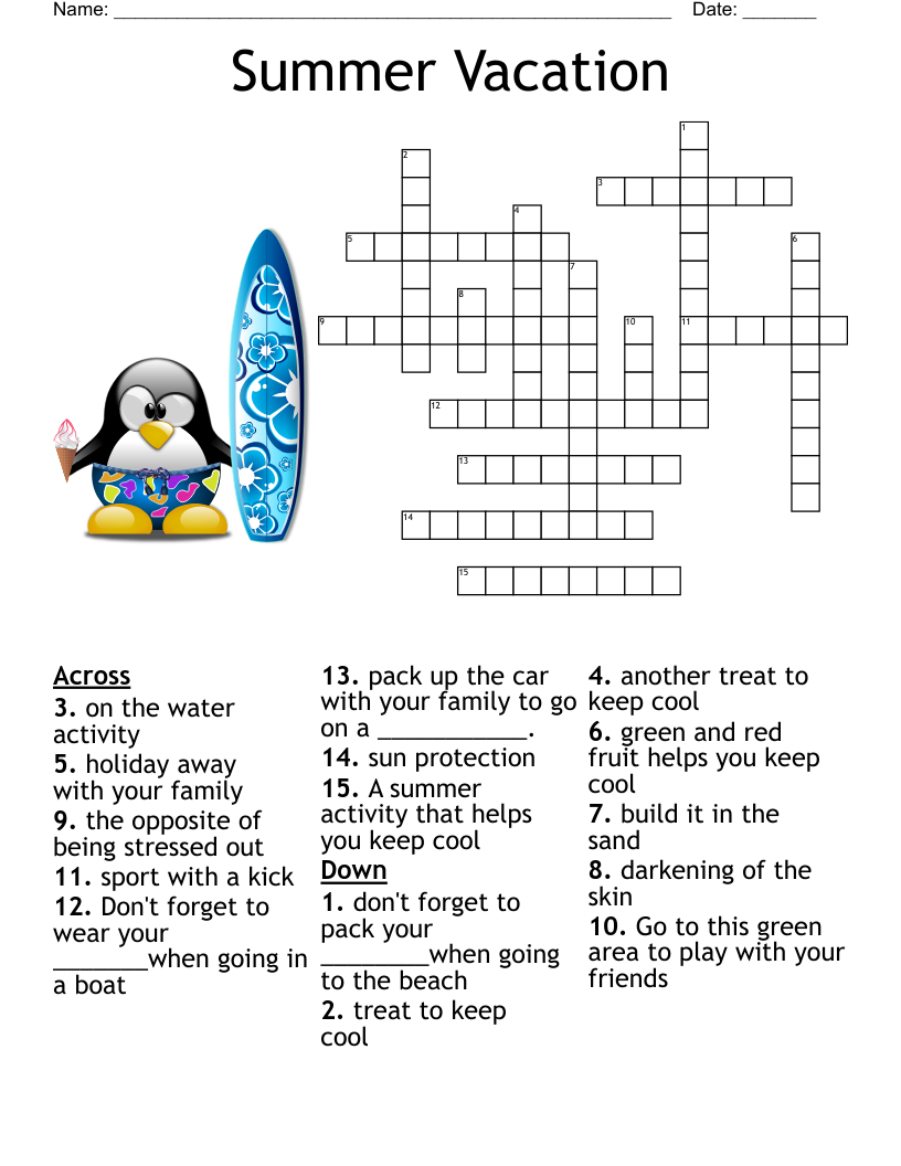 boat crossword puzzles