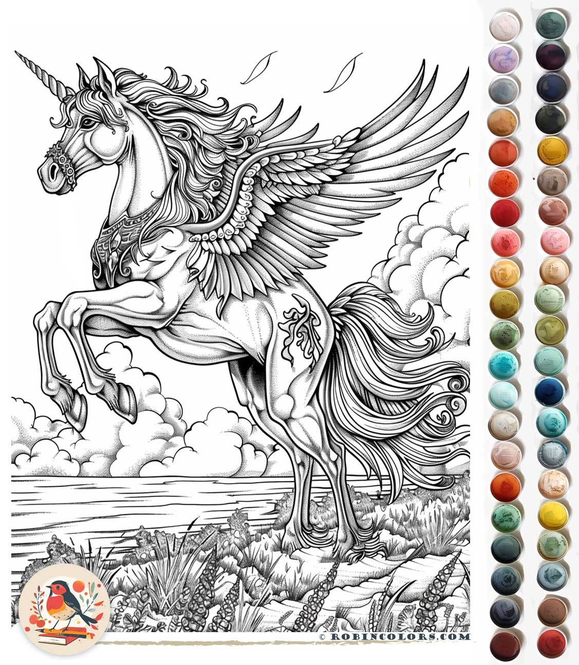 Super Beautiful Unicorn Coloring Pages For Adults And Kids Robin Colors Super Beautiful Unicorn Coloring Pages For Adults And Kids Robin Colors