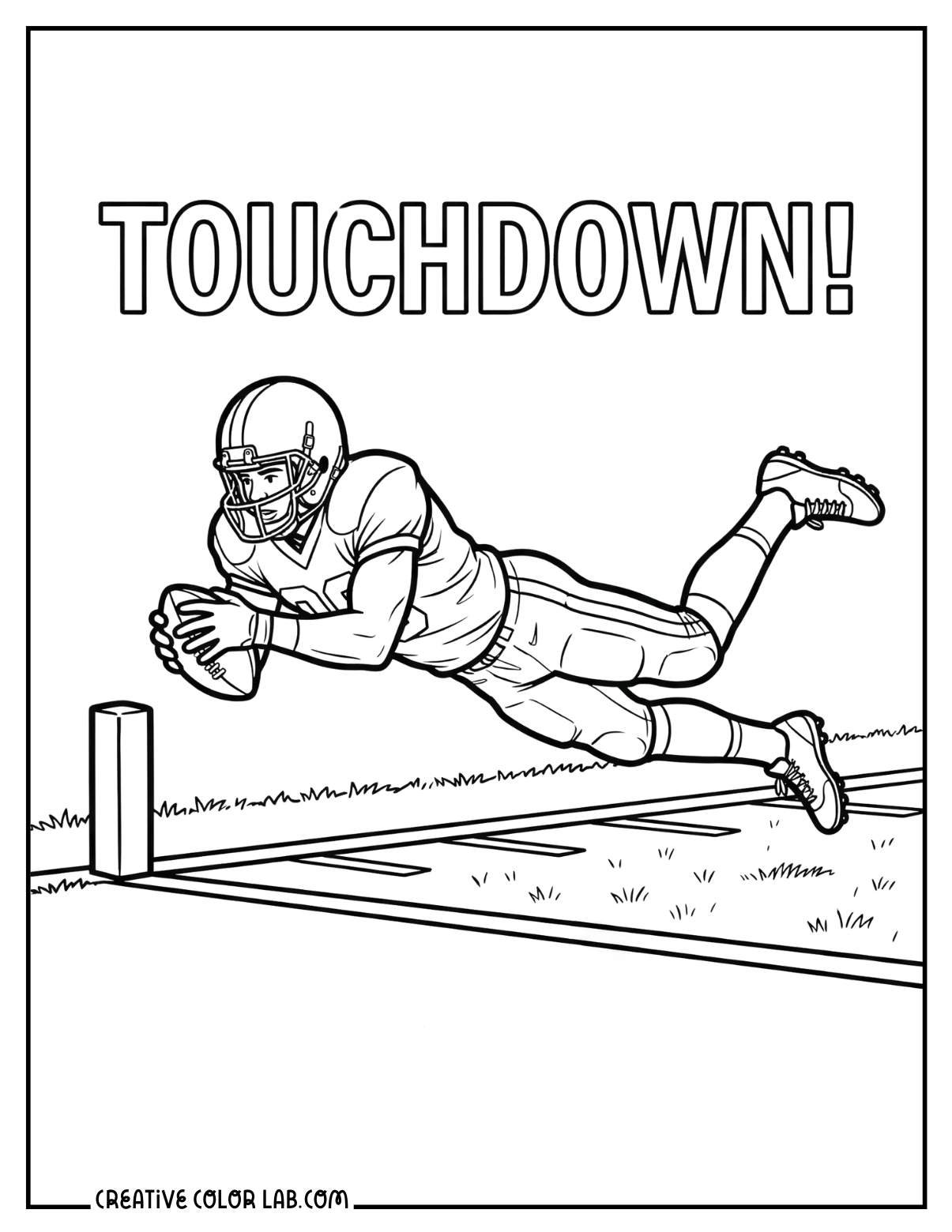 free printable football coloring pages free printable football coloring pages