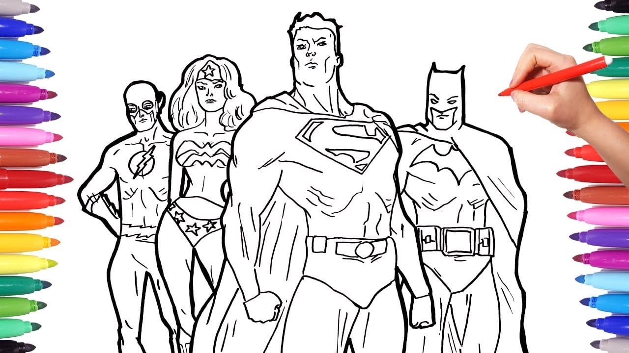 Superhero Coloring Pages Triumph Foundation