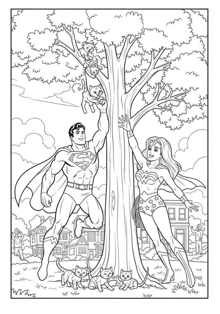 wonder woman coloring page
