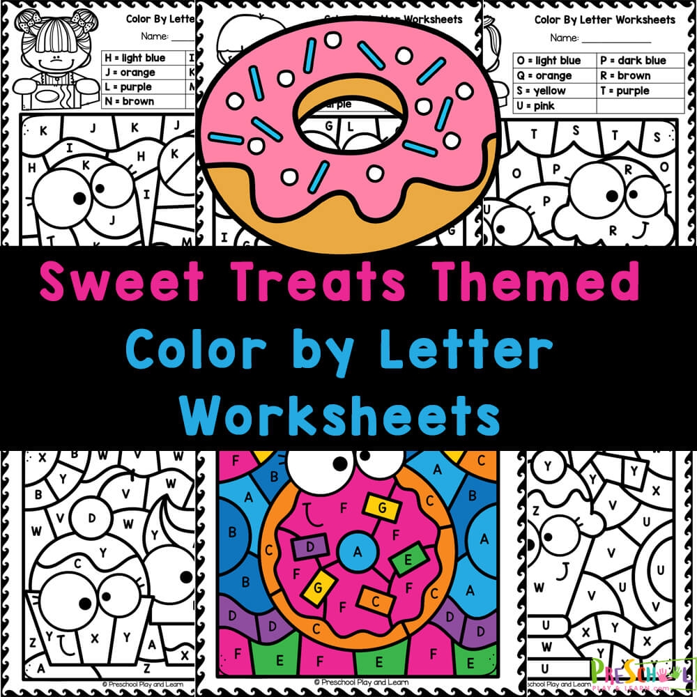 color by letter free printable