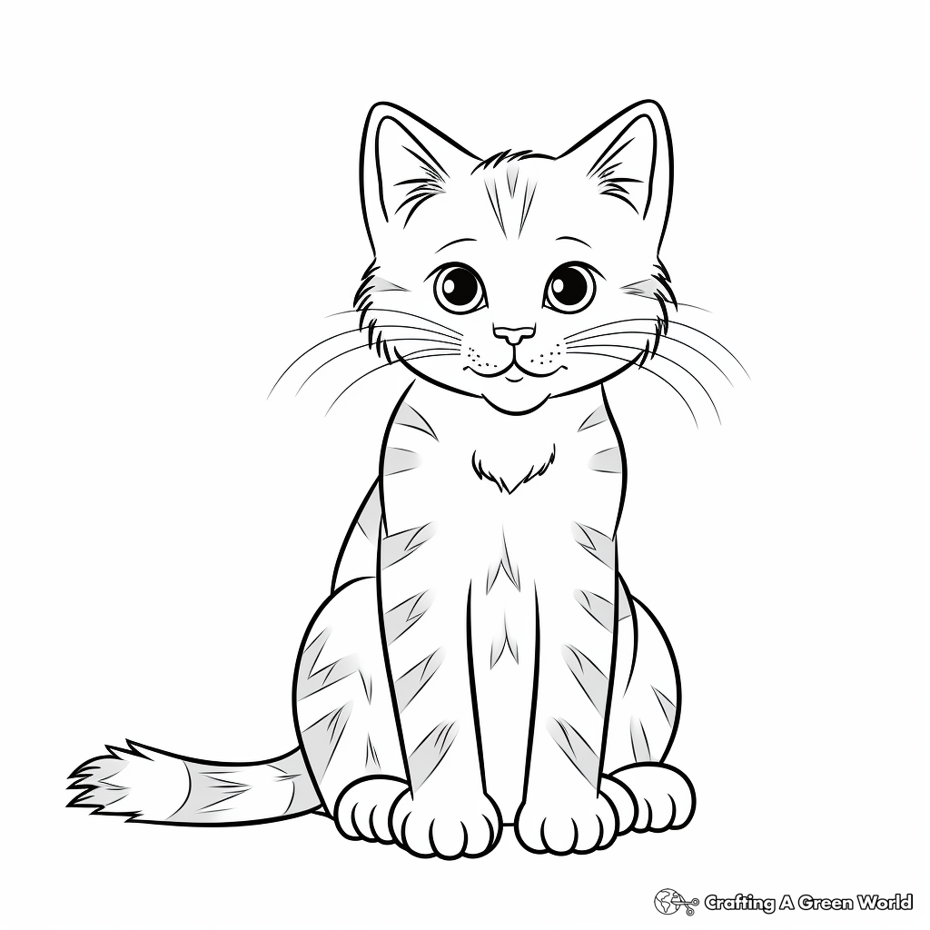 printable cat pictures to color