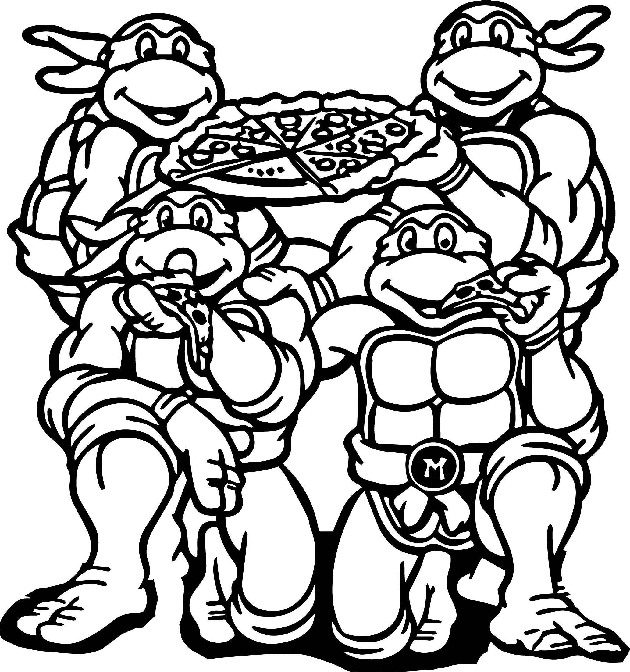 free coloring pages ninja turtles