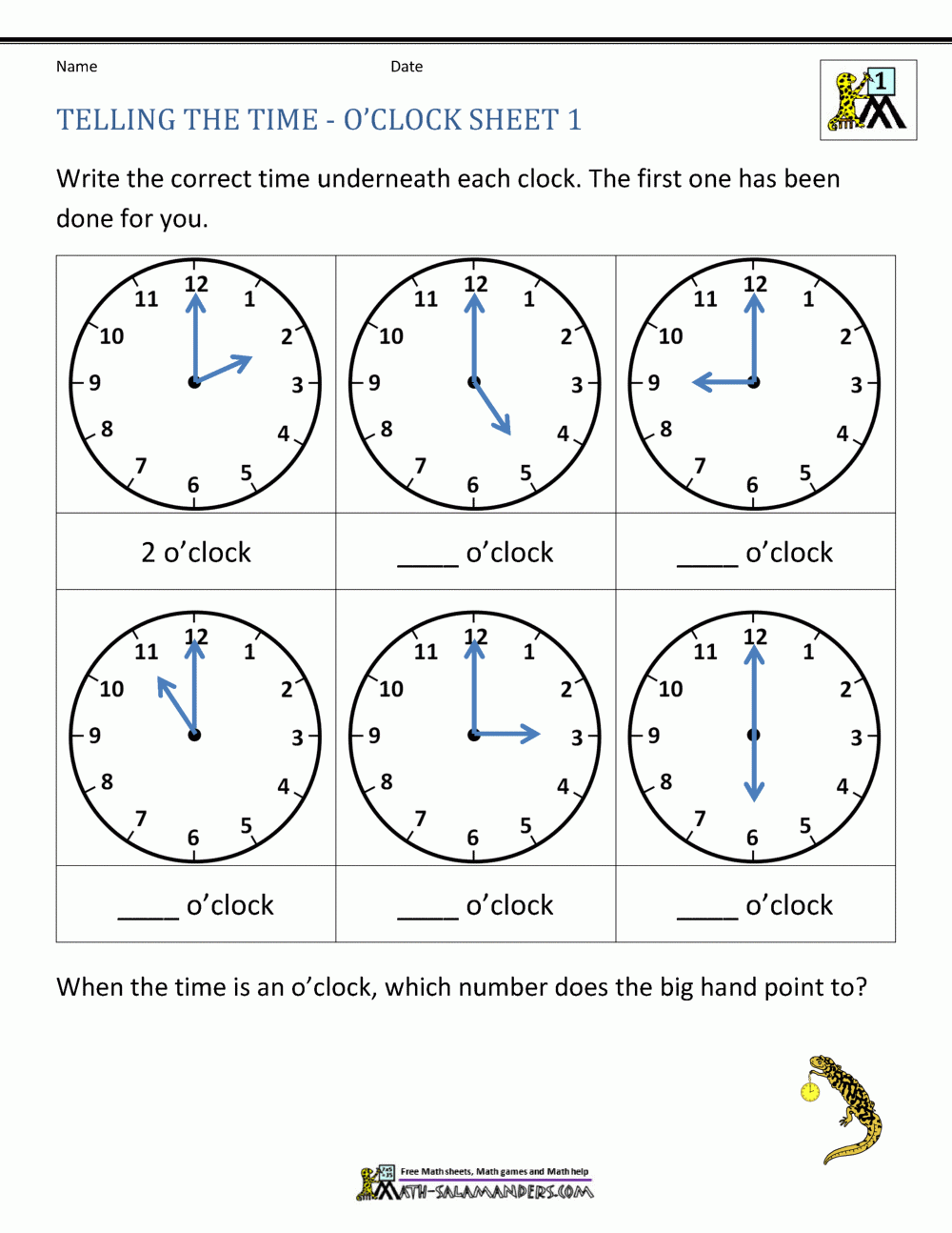 time clock practice sheets