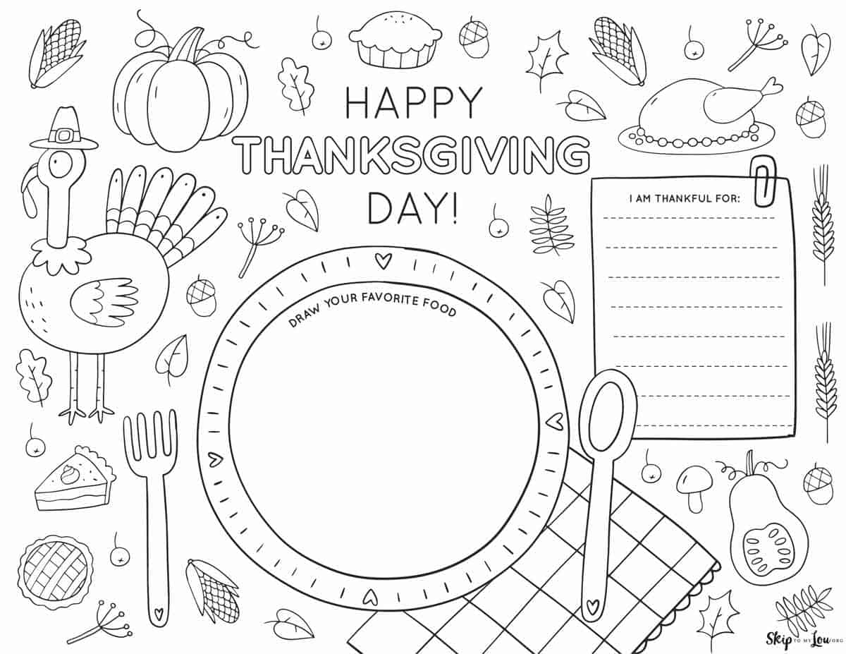 Thanksgiving Worksheets Skip To My Lou