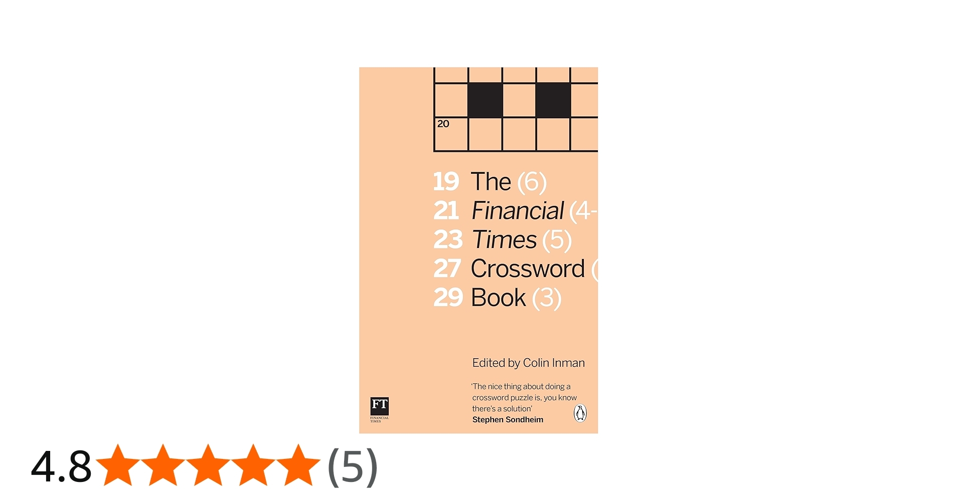 The Financial Times Crossword Book Inman Colin Amazon be Books