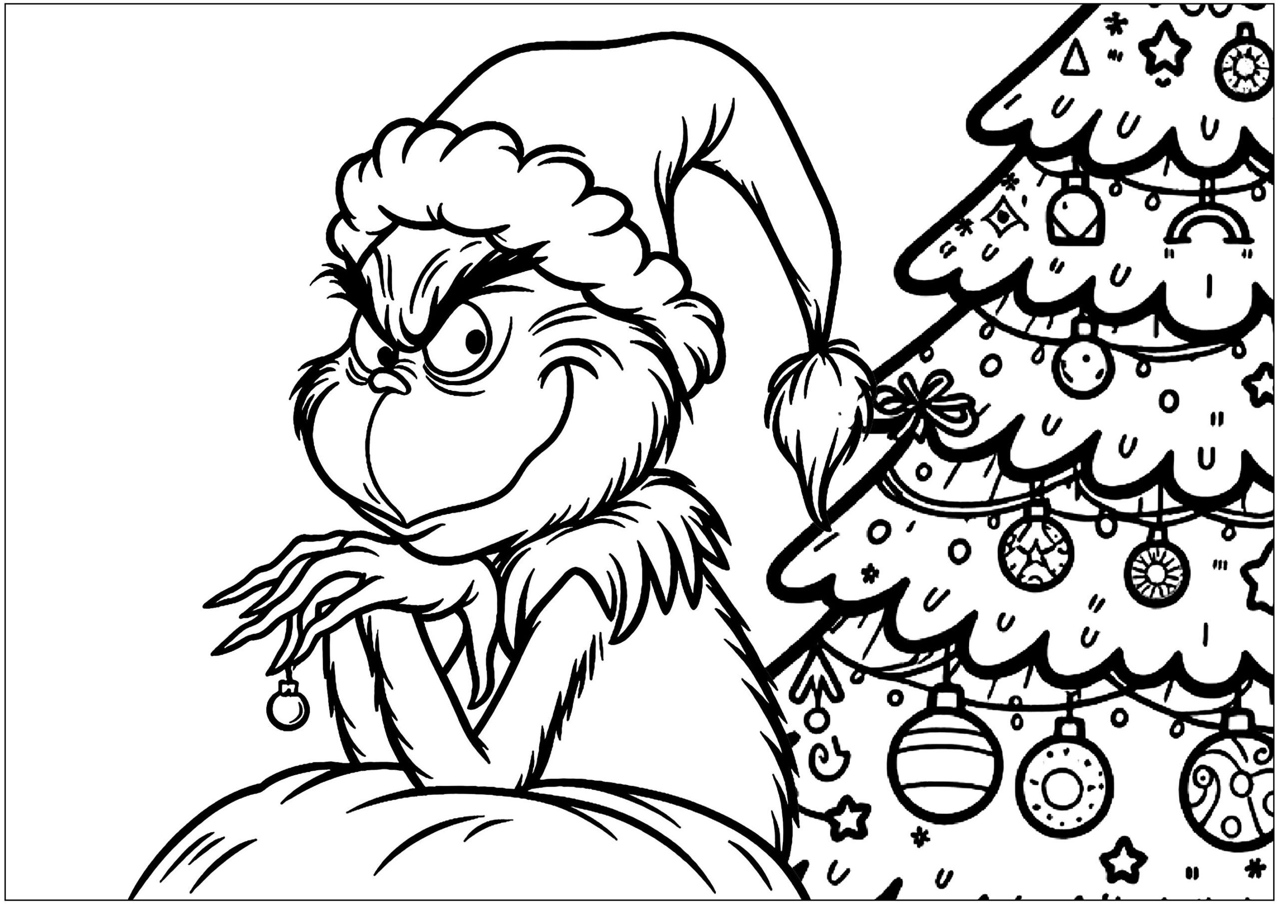 coloring pages of grinch coloring pages of grinch