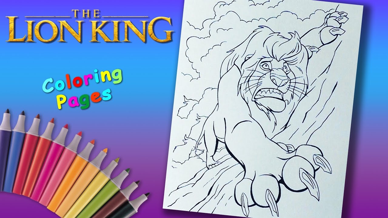 mufasa lion king coloring pages