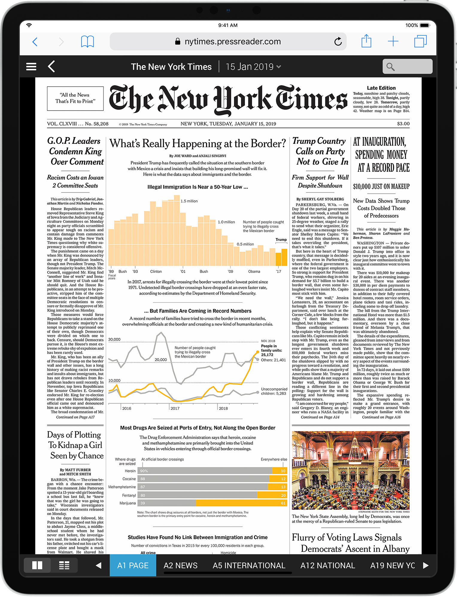 The New York Times Replica Edition