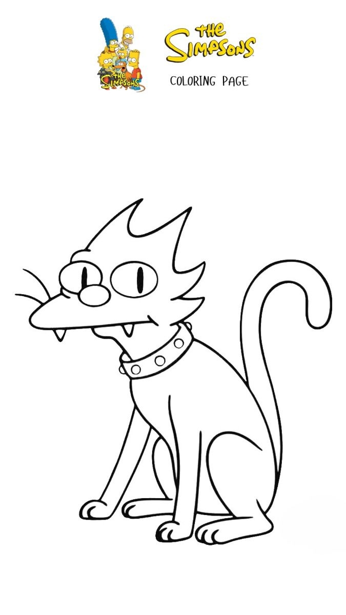 coloring pages the simpsons